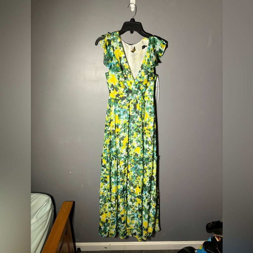 House of Harlow 1960 x REVOLVE Floral Deep V Maxi Dress Size Small